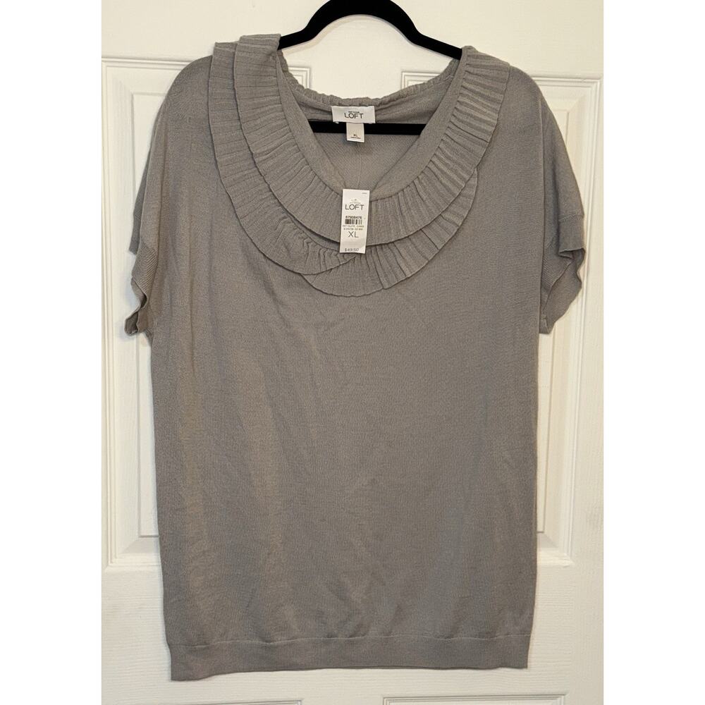 LOFT Gray Women's Top